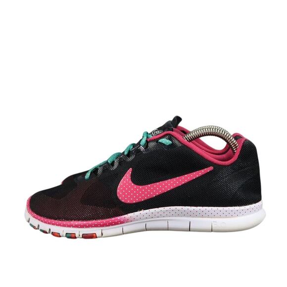 Nike Shoes Womens 8 Athletic Trainers Free 3.0 Advantage Running Sneaker Black - Picture 4 of 13